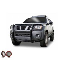 Black Horse Off Road - Black Horse 17A112100MA-PLFR Black Grille Guard w/LED for 05-15 Nissan Xterra - Image 2