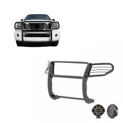 Black Horse Off Road - Black Horse 17A110200MA-PLB Black Grille Guard w/LED for Frontier/Pathfinder - Image 1