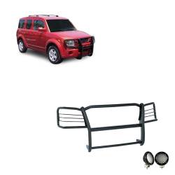 Black Horse Off Road - Black Horse 17A155900MA-PLFB Black Grille Guard w/LED for 03-08 Honda Element - Image 1