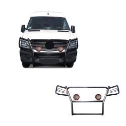 Black Horse Off Road - Black Horse 17D502MA-PLFR Black Grille Guard w/LED for Sprinter - Image 1