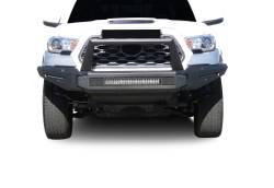 Black Horse Off Road - Black Horse AFB-TA21-K1 Armour-II Bumper Only for 16-23 Toyota Tacoma - Image 2