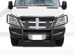 Black Horse Off Road - Black Horse 17D502MA-PLB Black Grille Guard w/LED for Sprinter - Image 2