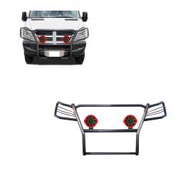 Black Horse Off Road - Black Horse 17D502MA-PLR Black Grille Guard w/LED for Sprinter - Image 1