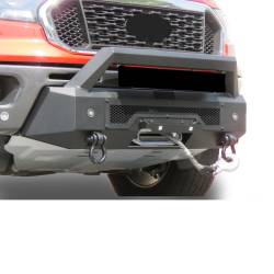 Black Horse Off Road - Black Horse AR3HD43NL Armour-3 HD Black Winch Bumper for 19-23 Ford Ranger - Image 1