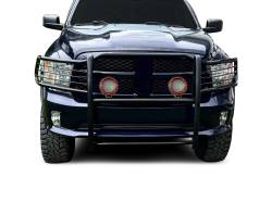Black Horse Off Road - Black Horse 17DG109MA-PLFR Black Grille Guard w/LED for RAM 1500/Classic - Image 2