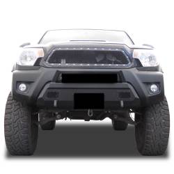Black Horse Off Road - Black Horse AR3HD61NL Armour-3 HD Black Winch Bumper for 12-15 Toyota Tacoma - Image 1