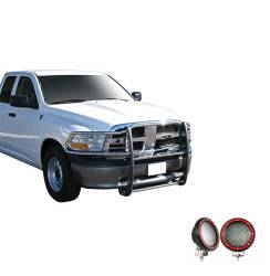 Black Horse Off Road - Black Horse 17DG109MSS-PLFR SS Grille Guard w/LED for RAM 1500/Classic - Image 2