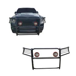 Black Horse Off Road - Black Horse 17DG111MA-PLFR Black Grille Guard w/LED for 19-25 RAM 1500 - Image 1