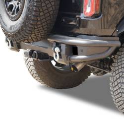 Black Horse Off Road - Black Horse ARB-FB22T Amour Tubular Black Rear Bumper for 21-25 Ford Bronco - Image 2