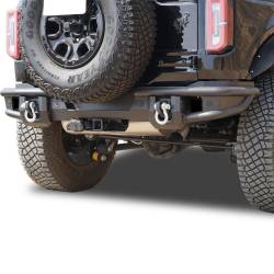 Black Horse Off Road - Black Horse ARB-FB22T Amour Tubular Black Rear Bumper for 21-25 Ford Bronco - Image 1