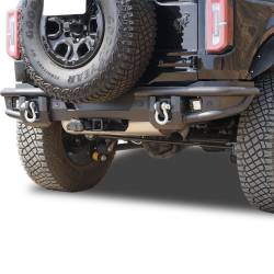 Black Horse Off Road - Black Horse ARB-FB22T-KIT Amour Tubular Black Rear Bumper for 21-25 Ford Bronco - Image 2