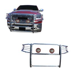 Black Horse Off Road - Black Horse 17DG111MSS-PLFR SS Grille Guard w/LED for 19-25 RAM 1500 - Image 1