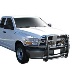 Black Horse Off Road - Black Horse 17DG109MSS-PLB SS Grille Guard w/LED for RAM 1500/Classic - Image 2