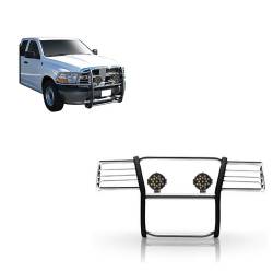 Black Horse Off Road - Black Horse 17DG109MSS-PLB SS Grille Guard w/LED for RAM 1500/Classic - Image 1