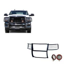 Black Horse Off Road - Black Horse 17DG113MA-PLFR Black Grille Guard w/LED for RAM 2500/3500 - Image 1