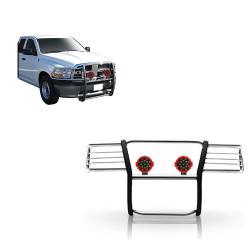 Black Horse Off Road - Black Horse 17DG109MSS-PLR SS Grille Guard w/LED for RAM 1500/Classic - Image 1