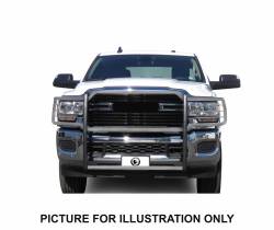 Black Horse Off Road - Black Horse 17DG113MSS SS Grille Guard for RAM 2500/3500 Polished 111 lbs - Image 2