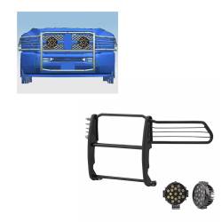 Black Horse Off Road - Black Horse 17DR01MA-PLB Black Grille Guard w/LED for RAM 2500/3500 - Image 2