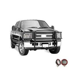 Black Horse Off Road - Black Horse 17FB23MA-PLFR Black Grille Guard w/LED for Ford F250/F350/F450/F550 - Image 2