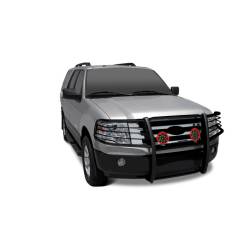 Black Horse Off Road - Black Horse 17F80218MA-PLR Black Grille Guard w/LED for Explorer/Mountaineer - Image 2