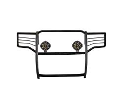 Black Horse Off Road - Black Horse 17FB26MA-PLB Black Grille Guard w/LED for Ford F250/F350/F450/550 SD - Image 2