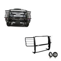 Black Horse Off Road - Black Horse 17FB28MA-PLFB Black Grille Guard w/LED for Ford F250/F350/450/550 SD - Image 1