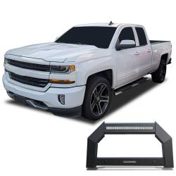 Black Horse Off Road - Black Horse AB-GM11 Armour Black Bull Bar for 19-25 Sierra/Silverado 1500 - Image 1