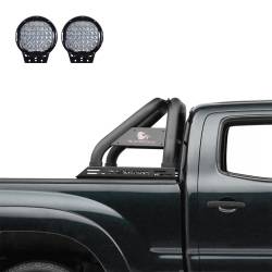 Black Horse Off Road - Black Horse RBB22-PL69B Classic Roll Bar w/9" Black LED 22-24 Nissan Frontier - Image 2