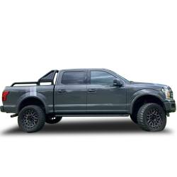 Black Horse Off Road - Black Horse GLRB-01B Gladiator Roll Bar Ladder Rack Black for Titan & Silverado - Image 2