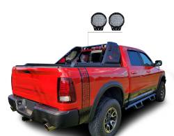 Black Horse Off Road - Black Horse VIRB02B-PL69B Vigor Roll Bar w/9" LED Blk Silverado/Sierra/Tundra - Image 2