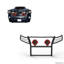 Black Horse Off Road - Black Horse 17GC15MA-PLR Black Grille Guard w/LED for Colorado/Canyon - Image 1