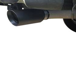 Black Horse Off Road - Black Horse MT-RR03BK Muffler Tip Black Universal - Image 2