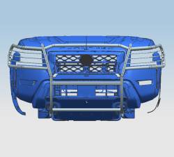 Black Horse Off Road - Black Horse 17NI22MSS Polished SS Grille Guard for 22-25 Nissan Frontier - Image 2