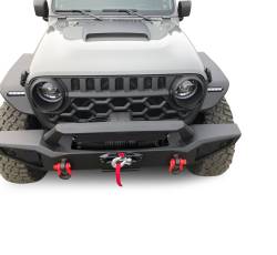 Black Horse Off Road - Black Horse AFB-WR19 Amour HD Front Bumper for 18-25 Wrangler/Gladiator - Image 2