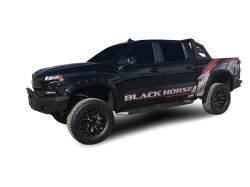 Black Horse Off Road - Black Horse Off Road AR-GMG185-19 Armour Heavy Duty Steel Running Boards - Image 2