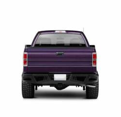 Black Horse Off Road - Black Horse ARB-F106 Armour HD Black Rear Bumper for 06-14 Ford F150 - Image 2