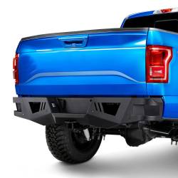 Black Horse Off Road - Black Horse ARB-F115 Armour HD Black Rear Bumper for 15-20 Ford F150 - Image 2