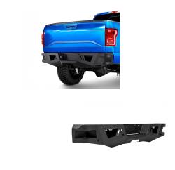 Black Horse Off Road - Black Horse ARB-F115 Armour HD Black Rear Bumper for 15-20 Ford F150 - Image 1