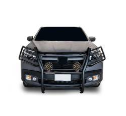 Black Horse Off Road - Black Horse 17H01MA-PLB Black Grille Guard w/LED for 16-19 Honda Ridgeline - Image 2