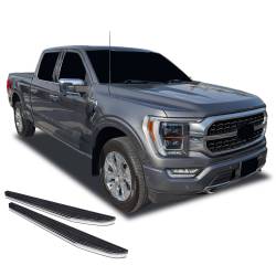 Black Horse Off Road - Black Horse PR-F291 Premium Running Boards for 15-25 Ford F-Series Crew Cab - Image 1