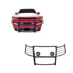 Black Horse Off Road - Black Horse 17GT29MA-PLFB Black Grille Guard w/LED for Silverado 1500/LTD - Image 1