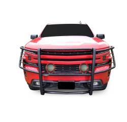 Black Horse Off Road - Black Horse 17GT29MA-PLFR Black Grille Guard w/LED for Silverado 1500/LTD - Image 2