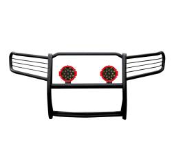 Black Horse Off Road - Black Horse 17H151400MA-PLR Black Grille Guard w/LED for 09-15 Honda Pilot - Image 2