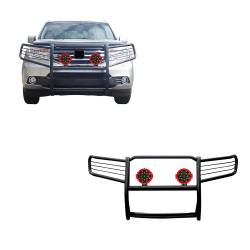 Black Horse Off Road - Black Horse 17H151400MA-PLR Black Grille Guard w/LED for 09-15 Honda Pilot - Image 1