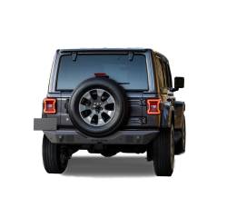 Black Horse Off Road - Black Horse ARB-JL18 Armour HD Black Rear Bumper for 18-25 Jeep Wrangler - Image 2