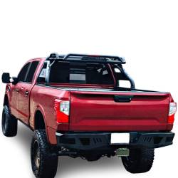 Black Horse Off Road - Black Horse ARB-NITI Armour HD Black Rear Bumper for 16-24 Nissan Titan XD - Image 2