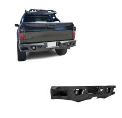 Black Horse Off Road - Black Horse ARB-NITI-KIT Armour HD Black Rear Bumper for 16-24 Nissan Titan XD - Image 1