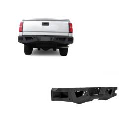 Black Horse Off Road - Black Horse ARB-SI16 Armour HD Black Rear Bumper 19-22 Sierra/Silverado 1500 LD - Image 1