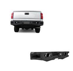 Black Horse Off Road - Black Horse ARB-SI16-KIT Armour Rear Bumper Kit Blk 19-22 Sierra/Silverado 1500 - Image 1