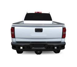 Black Horse Off Road - Black Horse ARB-SI25-11-KIT Armour Black Rear Bumper for 11-19 Sierra/Silverado - Image 2